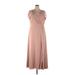 Monique Lhuillier Bridesmaid Cocktail Dress - Bridesmaid: Tan Dresses - Women's Size 20 Tall