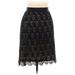 Ann Taylor Casual Midi Skirt Long: Black Bottoms - Women's Size 10