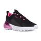 Slip-On Sneaker GEOX "J ACTIVART ILLUMINUS" Gr. 38, pink (schwarz, fuchsia) Kinder Schuhe Sneaker