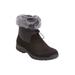 Plus Size Women's The Emeline Weather Boot by Comfortview in Black (Size 9 1/2 M)