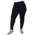 Plus Size Women's The Morgan Super Stretch Skinny Jean by ELOQUII in Black Rinse (Size 14)