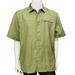 The North Face Shirts | 4.99 Ship The North Face Shirt Green Plaid Short Sleeve Button Up Zip Pocket | Color: Green | Size: L