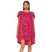 Free People Dresses | Free People Yara Rose Combo Patterned Dress Size Xs | Color: Pink/Red | Size: Xs