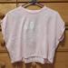 Adidas Tops | Baby Pink Light Pink Adidas New With Tags Crop Top T Shirt Medium White Trefoil | Color: Pink/White | Size: M