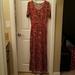 Lularoe Dresses | Lularoe Ana Dress Size Small | Color: Red | Size: S