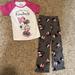 Disney Matching Sets | Bnwot Girl’s Size 4 Disney Minnie Mouse “Sprinkle Some Kindness” Top & Pants Set | Color: Gray/Pink | Size: 4g