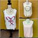 Victoria's Secret Intimates & Sleepwear | 3 Victoria’s Secret Pajama Tank Tops | Color: Pink/Yellow | Size: Xl