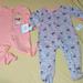 Disney One Pieces | Disney Baby Girl 'Winnie The Pooh' Sleep/Play Set Jammies | Color: Gray/Pink | Size: 6-9mb