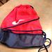 Nike Bags | Men's Drawstring Training Gym Sack Backpack Navy Blue And Red | Color: Blue/Red | Size: Os