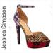 Jessica Simpson Shoes | Nwot Jessica Simpson, High Heels | Color: Red/Tan | Size: 7.5