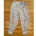 Anthropologie Pants & Jumpsuits | Hei Hei Anthropologie Blue/Light Pink Pattern Joggers | Color: Blue/Pink | Size: 6