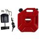 qiaoxin 1 Set 5L Fuel Tanks Plastic Fuel Cans Car Holder Jerry Can Fuel Can Container