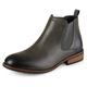Vance Co. Mens Faux Leather High Top Round Toe Chelsea Dress Boots grey Size: 7 UK
