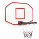 BaraSh Basketball Hoop with Full Size Backboard and Net for Outdoor Use. Includes Wall Mounting Bracket and Fixing Kit,Basketball Backboard White 109x71x3 cm Polyethene