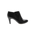 Vince Camuto Ankle Boots: Slip On Stiletto Casual Black Print Shoes - Women's Size 8 - Round Toe