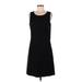 Gap Casual Dress - Mini Scoop Neck Sleeveless: Black Print Dresses - Women's Size 8 Tall