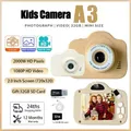 Mini appareil photo numérique portable A3 pour enfants affichage de documents multifonction HD