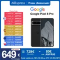 Version mondiale Google Pixel 8 Pro 5G Google Tensor G3 6.7 pouces 120HZ LTPO OLED affichage 50MP