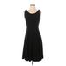 CATHERINE Catherine Malandrino Casual Dress - A-Line: Black Solid Dresses - Women's Size X-Small