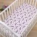 Disney Minnie Mouse Fitted Crib Sheet Polyester in Gray/Indigo | 52 H x 28 W x 8 D in | Wayfair 9060003R