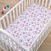 Disney Baby Basics - Piece Standard Crib Fitted Sheet Polyester in Gray/Indigo | 52 H x 28 W x 8 D in | Wayfair 9069003R