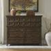 Lark Manor™ Arianni 10 Drawer 58" W Solid Wood Double Dresser Wood in Brown | 48 H x 58 W x 19 D in | Wayfair 5D9021BB35BD4A208A61779A5A9B54AB