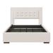 Latitude Run® Modern Style Queen Platform Bed Frame w/ Four Drawers Upholstered/Velvet/Metal/Faux leather in Brown | Wayfair