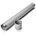 Yescom 2'1" x 2.36" Cylinder Extension Pole in Gray | 2.36 W x 2.36 D in | Wayfair 07SSP003-SIGLE-SILVER