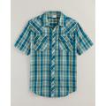 Blair Men's Haband Snap-Tastic™ Western Shirt - Blue - 3X - 3x