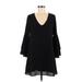 Mary & Mabel Casual Dress: Black Dresses - Women's Size Medium