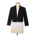Calvin Klein Jacket: Short Black Print Jackets & Outerwear - Women's Size Medium