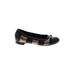 Attilio Giusti Leombruni Flats: Slip On Chunky Heel Classic Black Shoes - Women's Size 38 - Round Toe