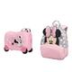 Samsonite Dream Rider Disney - Kindergepäck, 51 cm, 28 L, Rosa (Minnie Glitter) & Disney Ultimate 2.0 - Kinderrucksack S, 28.5 cm, 7 L, Mehrfarbig (Minnie Glitter)