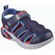 Sandale SKECHERS KIDS "J - BOYS" Gr. 34, blau (navy, rot) Kinder Schuhe