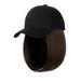 Steady Clothing Clothing Wigs For Women Baseball Cap Wigs For Women Black Hat with Bob Hair Extensions Attached Synthetic Hairpieces Short Wig Adjustable Caps