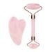 Pink Crystal Jade Scraper Natural Jade Roller Massager for Face Slimming Gua Sha Facial Massage Natural jade roller Massager Face Slimming Gift