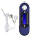 USB MP3 Player Portable Music MP3 USB Player With LCD Screen USB Flash Drive with FM Radio Voice Memory Card Earphones with LCD Screen (blue)