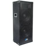 GH212L - Passive Dual 12 Inch 2-Way PA/DJ Loudspeaker Cabinet - 1250 Watt Full Range PA/DJ Band Live Sound Speaker