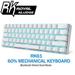 RK61 60% Wired / BLUETOOTH Mechanical Gaming Keyboard Brown Switch USB24D_WBRI