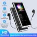 16GB 1.8 Screen MP3 Player Bluetooth 5.0 Portable Lossless Sound Music Player with HD Speaker FM Radio Touch Color Screen Player Black