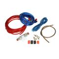 Walmeck RCA Wiring Kit Subwoofer Amplifier Kit Cable Fuse Amplifier Installation Kit Installation Kit AMP RCA Kit 1200W Car Fuse Wire Cable Car Audio Subwoofer Cable Fuse Wire Car o Subwoofer HUIOP