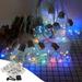 Fnochy Christmas Inflatable Outdoor Decoration Solar String Lights Outdoor Waterproof Light Strings With 20 LED Filament Bulbs Patio Lights For Home Garden Tents Porch Backyard Patio Party Wedding