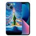 COMIO Compatible with iPhone 14 Pro Case Green Merry Christmas Pattern Design Shockproof Non-Slip Case for iPhone 14 Pro