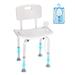 VEVOR Shower Chair,Shower Chair for Inside Shower Bathtub,Non-slip Bathroom Bench Bath Chair for Elderly Disabled Handicap