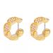 Kate Spade Jewelry | Kate Spade Gold Gatsby Huggies Hoop Earrings | Color: Gold | Size: Os