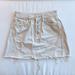 Free People Skirts | Free People | Mini Denim Skirt | Color: Cream/White | Size: 25