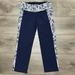 Lilly Pulitzer Pants & Jumpsuits | Lilly Pulitzer Weekender Luxletic Crop Leggings Bright Navy Star Crunch Small | Color: Blue/Pink | Size: S