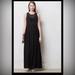 Anthropologie Dresses | Anthropologie Black Sleeveless Long Maxi Dress Mermaid Of The Sea Size L Flawed | Color: Black | Size: L