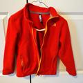 The North Face Jackets & Coats | Boys Orange Fleece Zip Up North Face Jacket Sz 6 | Color: Orange | Size: 6b