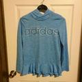 Adidas Shirts & Tops | Hooded Long Sleeve Adidas Shirt | Color: Blue | Size: Xlg